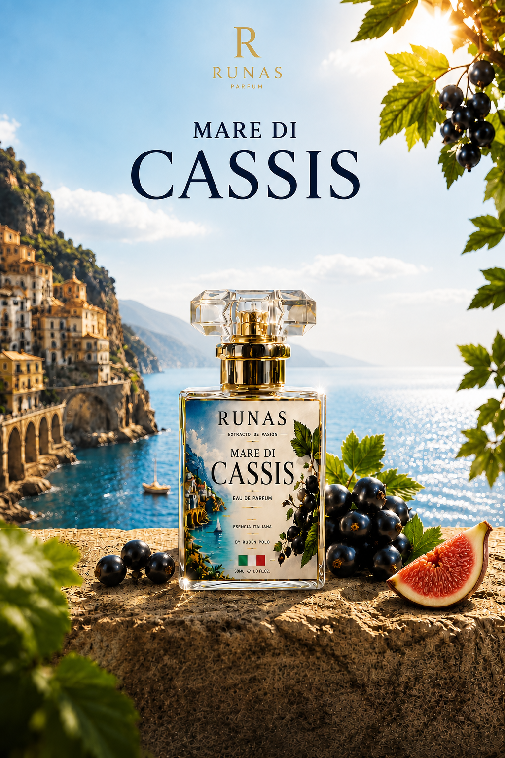 Fotografía original de la fragancia Mare di Cassis de RUNAS