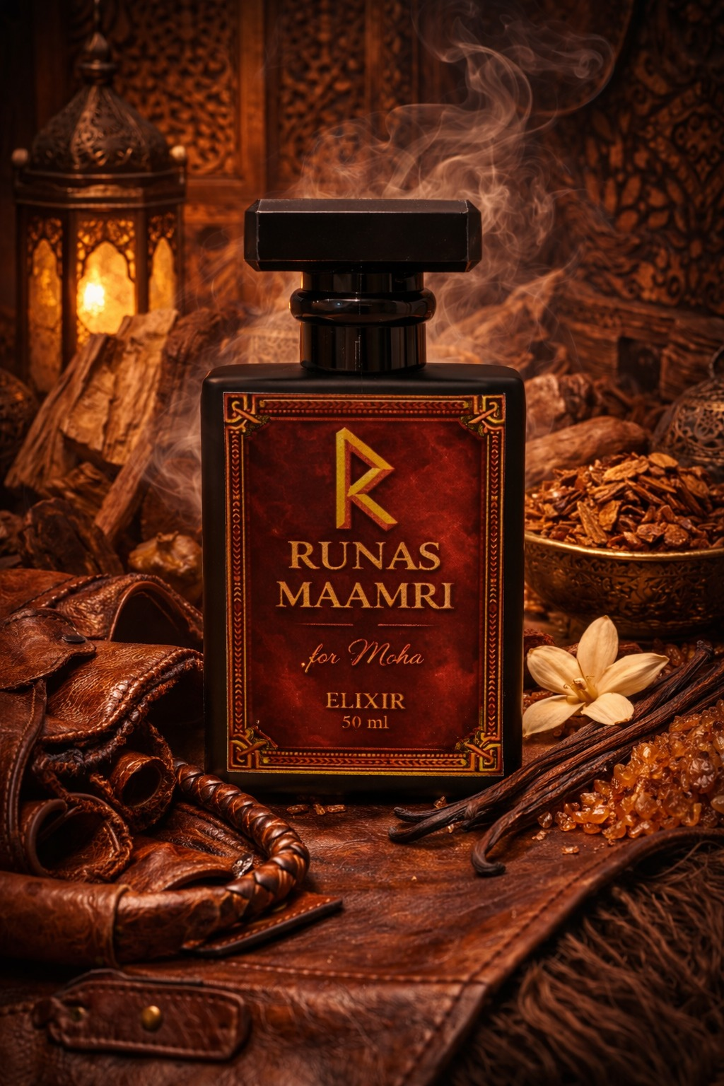 Maamri, fragancia personalizada RUNAS para Moha