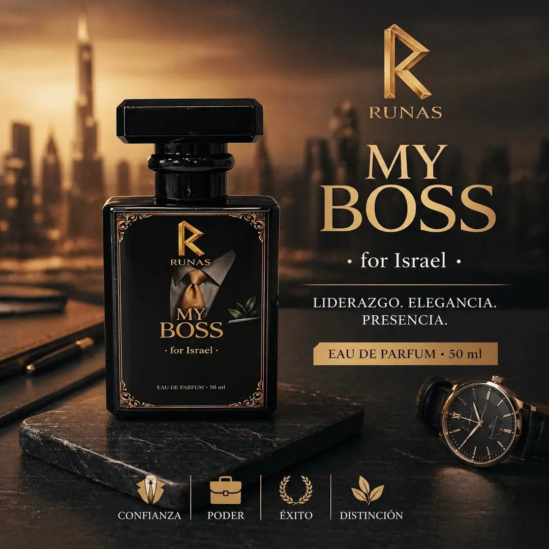 My Boss, fragancia personalizada RUNAS para Israel